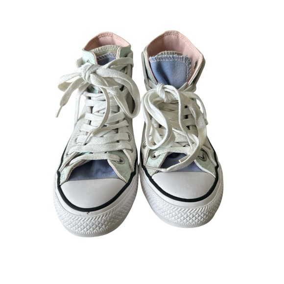 Converse All Star Shoes Sneakers White Pink Green Women's‎ 7  Mens 5  167426F - Picture 2 of 7